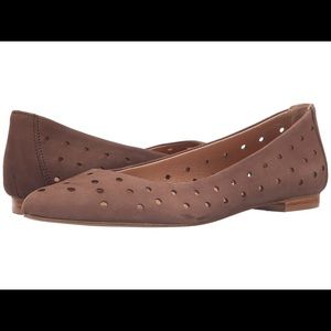 Corso Como Brown Suede Flats
